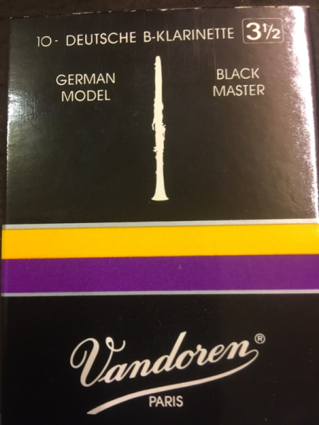 Blätter Vandoren Black Master für B-Klarinette 4,0